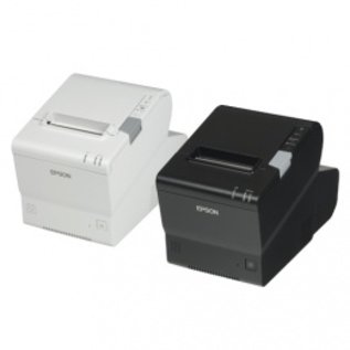 Epson bonprinter , direct thermisch, mediabreedte (max): 58mm, 80 mm, printbreedte (max.): 72mm, snelheid(max): 300 mm/sec., USB, RS232, Ethernet, type, Intel Atom, 1.6 GHz, Win PosReady 2009, RAM: 2 GB, SSD: 16 GB, incl.: voeding, netsnoer (UK), zwart