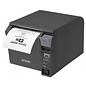 Epson bonprinter , direct thermisch, 7 dots/mm (180 dpi), mediabreedte (max): 80 mm, diameter rol (max.): 83mm, snelheid(max): 250 mm/sec., USB, RS232, ESC/POS, incl.: voeding, netsnoer (EU), apart bestellen, interface kabel, kleur: zwart