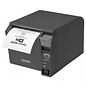 Epson bonprinter , direct thermisch, 7 dots/mm (180 dpi), mediabreedte (max): 80 mm, diameter rol (max.): 83mm, snelheid(max): 250 mm/sec., USB, RS232, ESC/POS, incl.: voeding, netsnoer (UK), apart bestellen, interface kabel, kleur: donkergrijs