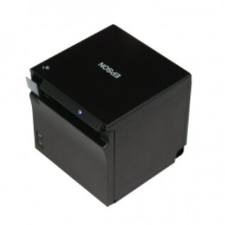 Epson bonprinter , direct thermisch, 8 dots/mm (203 dpi), mediabreedte (max): 58mm, 80 mm, 350 mm/s, USB, RS232, Ethernet, ESC/POS, ePOS, incl.: voeding, netsnoer (EU), papier breedte adapter, switch cover, zwart