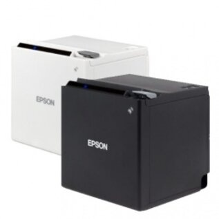 Epson bonprinter , direct thermisch, 8 dots/mm (203 dpi), mediabreedte (max): 58mm, 80 mm, 200 mm/s, USB, Bluetooth, Ethernet, ESC/POS, ePOS, incl.: voeding, netsnoer (UK), papier breedte adapter, switch cover, wit
