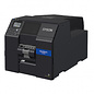Epson kleuren etiketten printer , inkt jet (meerkleurig ), mediabreedte (max): 112 mm, printbreedte (max.): 108 mm, diameter rol (max.): 203mm, snelheid(max): 119 mm/s, USB, Ethernet, afsnijdmechanisme, display, incl.: voeding, netsnoer (EU, UK), inktcartridge,