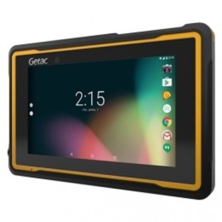 GETAC Tablet PC, 2D, imager, 17.8cm (7''), Touchscreen, capacitive, GPS, Cam (12 MP), front camera (8MP), USB (2x), Bluetooth, Wi-Fi (802.11ac), 4G (LTE), Micro SD-Slot, 1280x720 pixels, Qualcomm Octa Core, 1,9 GHz, RAM: 4 GB, Flash: 64 GB, Android (9.0), IP67,