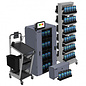 Zebra Cabinet, Small, shelfs: 2, dimensions (W x H x D): 1012 x 700 x 437 mm, barrel lock and 2 keys, storage of up to 30 devices, order separately: power cord (C13)