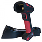 Honeywell Bluetooth scanner, industry, 2D, imager (FlexRange), vibration, Digimarc, USB (type A), range: 100 m, multi-interface (RS232, KBW, USB), IP67, incl.: cable (USB), charging/transmitter cradle, colour: red