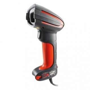 Honeywell handscanner, industrie, 2D , Area Imager, vibratie/ trilling, dual interface (RS232, USB), IP65, incl.: kabel (USB), kleur: rood