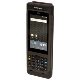 Honeywell 2D, imager (EX20), keypad (QWERTY, 40 keys), Push to talk, 10.7 cm (4.2''), Bluetooth, Wi-Fi (802.11ac), audio, Micro SD-Slot, 854x480 pixels, Qualcomm Octa Core, 2.2GHz, RAM: 3 GB, Flash: 32 GB, Android (7.1), IP65, IP67, Client Pack, battery, 5800mAh, h