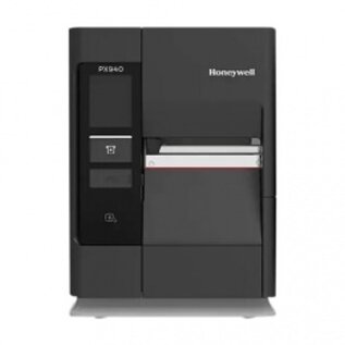 Honeywell label printer, thermal transfer, resolution: print, 12 dots/mm (300 dpi), media width (max.): 114 mm, print width (max.): 106mm, roll diameter (max.): 213mm, ribbon core: 25,4mm, speed (max.): 300 mm/s, USB (3x), RS232, Ethernet (10/100 Mbit), RAM: 1 GB,