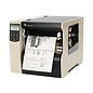 Zebra label printer , thermal transfer, direct thermisch, resolutie: 8 dots/mm (203 dpi), mediabreedte (max): 224 mm, printbreedte (max.): 216 mm, 254 mm/sec., RS232, USB, parallel, printserver (interne 10/100, ZebraNet b/g), ZPLII, afsnijdmechanisme (catch tra