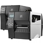 Zebra label printer , direct thermisch, resolutie: 8 dots/mm (203 dpi), mediabreedte (max): 114 mm, printbreedte (max.): 104mm, diameter rol (max.): 203mm, snelheid(max): 152 mm/sec., USB, RS232, parallel, EPL, ZPL, ZPLII, RAM: 128 MB, Flash: 128 MB, incl.: LCD