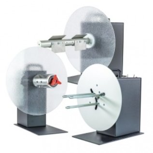 Labelmate ZCAT-8-L/R, Heavy-duty label rewinder, core holder: 76, max. roll diameter: 300 mm, max. roll width: 220 mm, speed: 125 cm/sec.