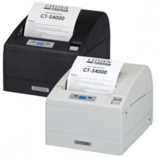 CITIZEN label printer , direct thermisch (tweekleurige), 8 dots/mm (203 dpi), mediabreedte (max): 112 mm, printbreedte (max.): 104mm, 150 mm/s, USB, RS232, afsnijdmechanisme, etiketten sensor, ESC/POS, incl.: voeding, apart bestellen, interface kabel, kleur: zwar
