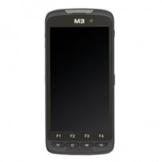 M3 portable data collection device, 2D, imager (SE4710), GPS, Cam (8MP), 12.7 cm (5''), micro-USB, Bluetooth, Wi-Fi (802.11a/b/g/n), NFC, 1.5GHz, RAM: 2 GB, Flash: 16GB, Android (8.1), IP65, incl.: cable (USB), USB power charger, battery, 4000mAh, hand-strap