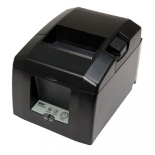 STAR MICRONICS bonprinter , direct thermisch, 8 dots/mm (203 dpi), mediabreedte (max): 58/ 80 mm, diameter rol (max.): 83mm, snelheid(max): 300 mm/sec., Ethernet, afsnijdmechanisme, apart bestellen, interface kabel, voeding, kleur: zwart