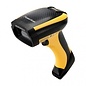 Datalogic handheld scanner, 1D, linear imager, Green Spot, 3GL, multi-interface (RS232, KBW, USB), IP65, incl.: cable (RS232, coiled, 2,4 m), colour: black, yellow