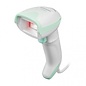 Datalogic handheld scanner, healthcare, 2D, imager (high density, illumination: white), Green Spot, 3GL, multi-interface (RS232, KBW, USB), IP52, incl.: cable (USB, straight, 2 m, white), colour: white