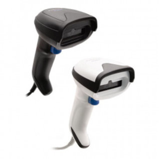 Datalogic handscanner, retail, 1D, CCD, 400 scans/s, multi interface (RS232, KBW, USB), IP52, apart bestellen, interface kabel, kleur: wit