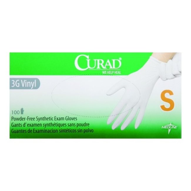 Gants d'examen en vinyle extensible Curad® 3G