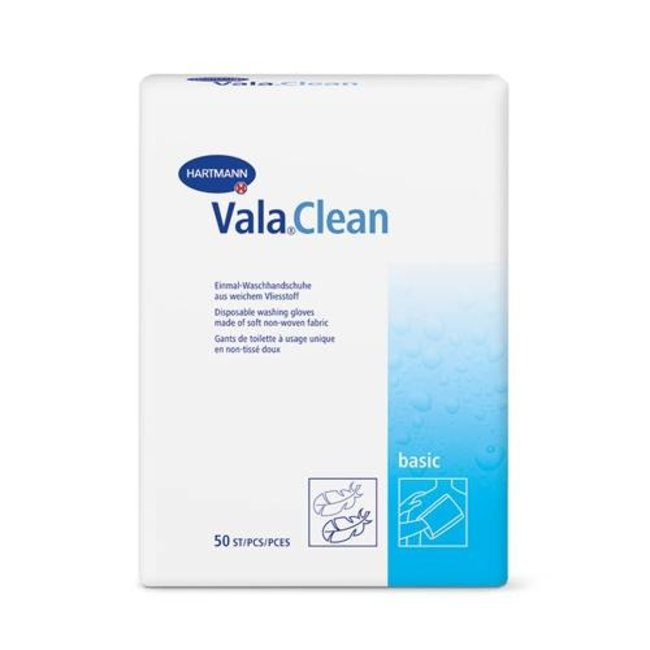 Vala Clean Basic gant de toilette sec/ 50pc