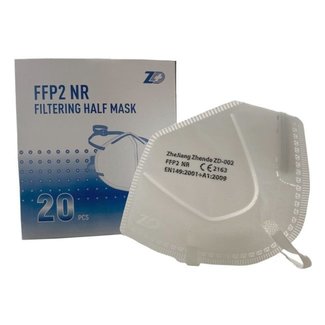 Onemed  Ademhalingsmaskers FFP2 zonder ventiel met headstrap (20 stuks)