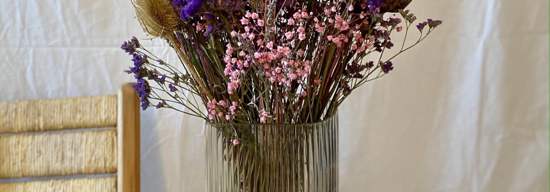 Droogboeket 'Purple Rain' - L