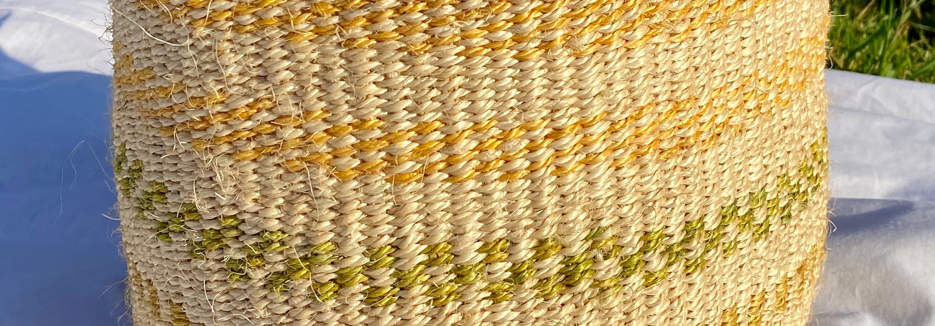 Hadithi Basket - Large colorfull / natural