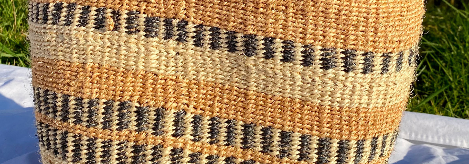 Hadithi Basket - Large colorfull / natural