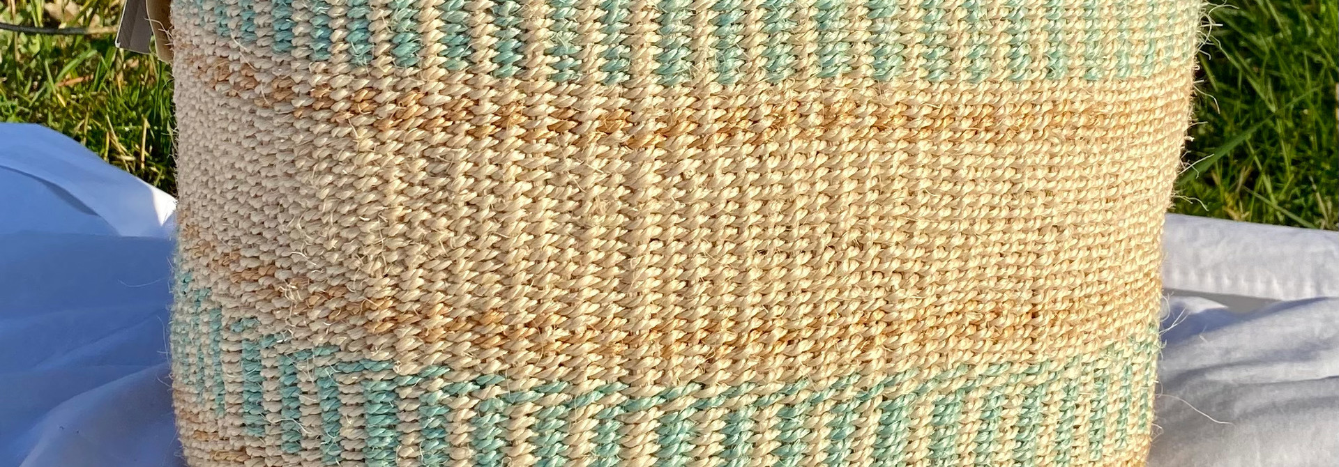 Hadithi Basket - Large colorfull / natural