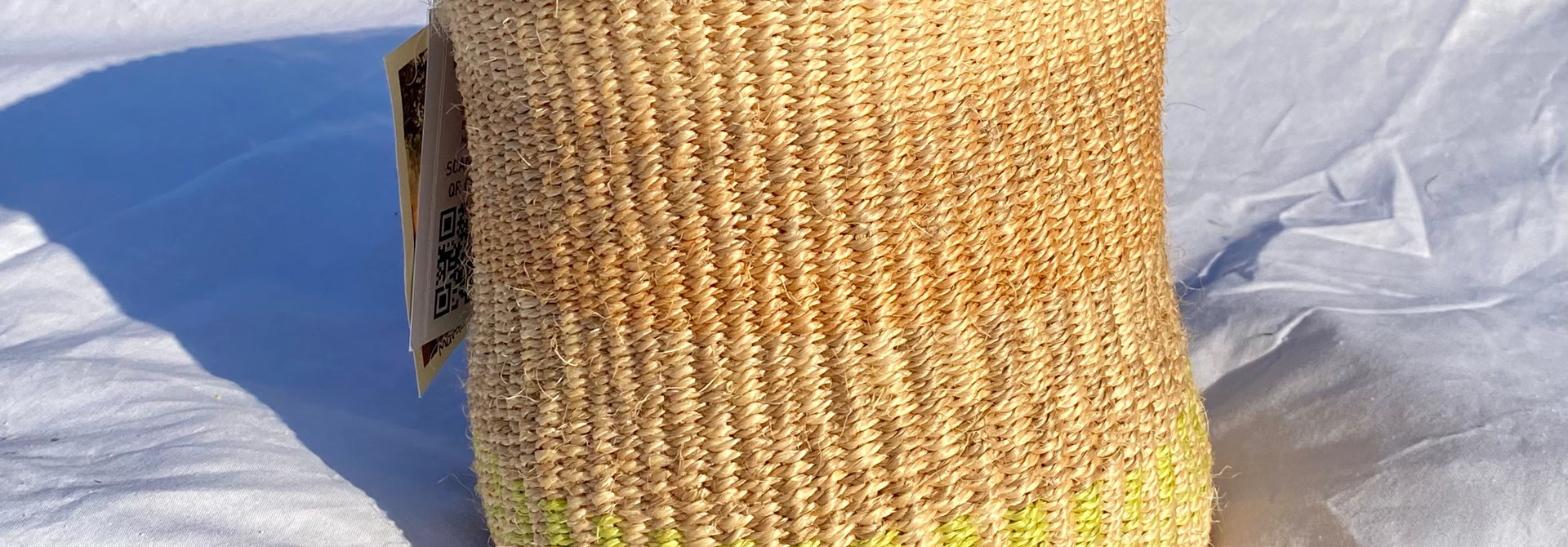 Hadithi Basket - Small colorfull / natural