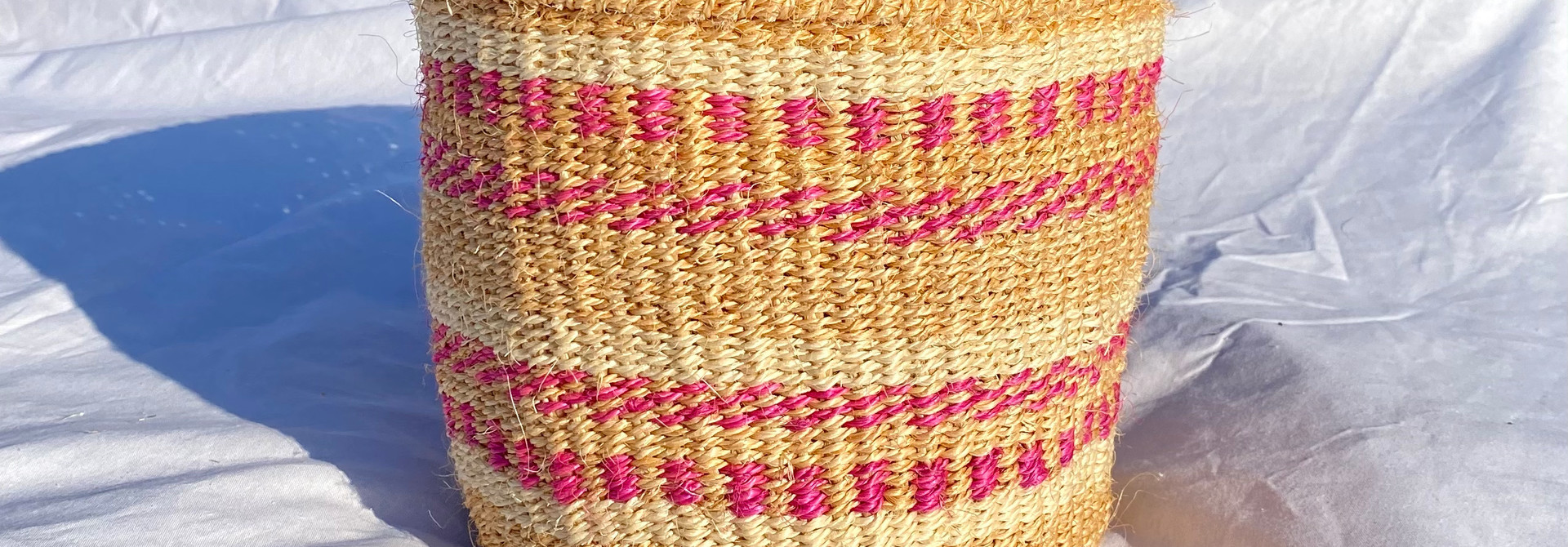 Hadithi Basket - Small colorfull / natural