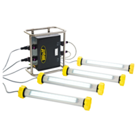 Wolf LX-285/T4, Tank ligthing kit, 4 x LX-400 + SS Transformer 230 Volt