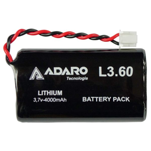 Adalit Reserve lithiumbatterij voor Adaro Adalit L-3000 en IL.300 met 3,7 V en 4000 mAh.