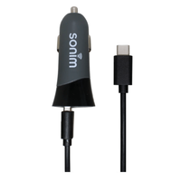 SONIM Dual-USB Car Charger – Quick Charge with USB-C Cable