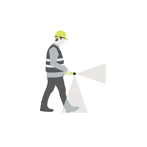 UK Underwater-Kinetics UK Underwater Kinetics 4AA eLED SUREFOOT - Geel - ATEX - Zaklamp - Zone 0/20