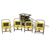Wolf LL‑255/T3 4 x WF‑300XL + GRP Transformer 230 Volt - ATEX - Tank lighting kit - Zone 1/21
