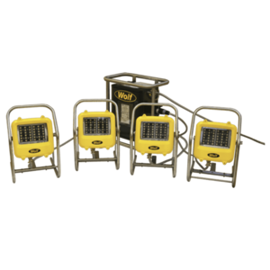 Wolf Wolf LL‑235/T3 - 4 x WF‑300XL + GRP transformator 230 Volt - ATEX - Tank lighting kit - Zone 1/21