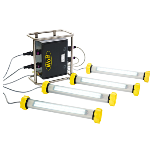 Wolf Wolf LX‑185/T4 - 4 x LX‑400, SS Transformator - ATEX - Tank lighting kit - Zone 1/21