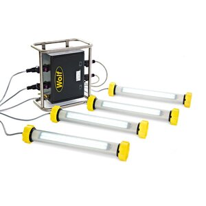 Wolf Wolf LX‑275/T4 - 4 x LX‑400/180LED + GRP Transformer - ATEX - Tank lighting kit - Zone 1/21