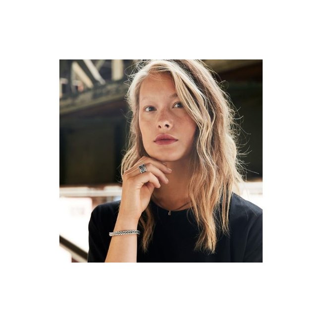 Buddha to Buddha Chain Small Ring Silver