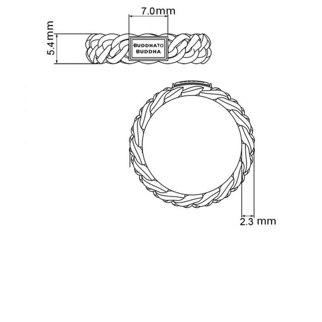 Buddha to Buddha Nathalie XS Ring Silver