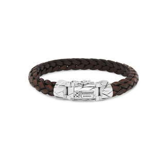 Buddha to Buddha 126BR - Mangky Small Leather Bracelet Brown