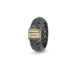 Buddha to Buddha 542BRG - Ben Small Ring Black Rhodium GOLD