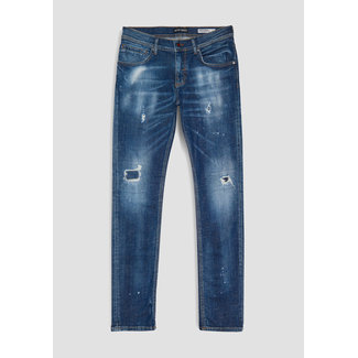 NEW GILMOUR SUPER SKINNY JEANS DESTROYED DENIM