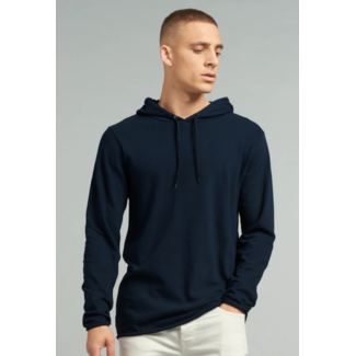 Dstrezzed HOODY HEAVY SLUB DARK NAVY