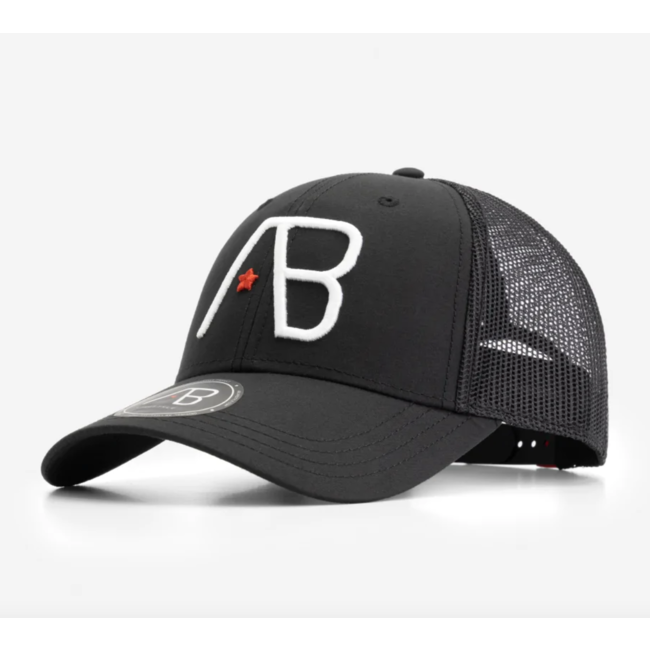AB Lifestyle REGULAR TRUCKER CAP BLACK/WHITE