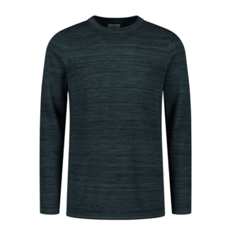 Dstrezzed CREW NECK POPCORN MELANGE DARK NAVY