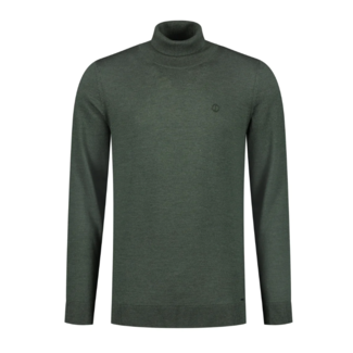 Dstrezzed TURTLE NECK MERINO WOOL DARK ARMY