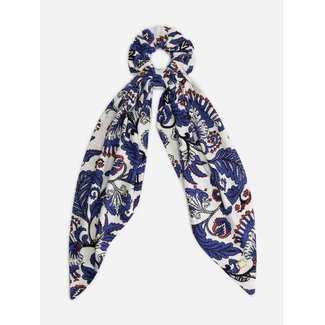 LOTUS SCRUNCHIE ROYAL BLUE/STAR WHITE