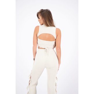 OLLIE KNITWEAR TOP CREME