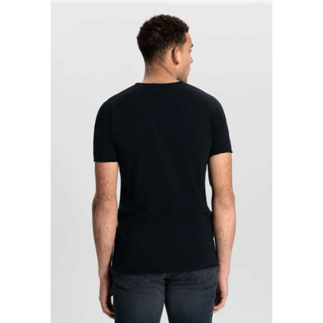 Dstrezzed STEWART SLUB JERSEY BLACK